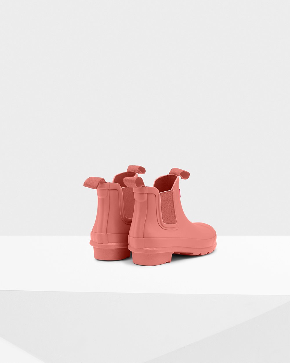 Bottes Chelsea Hunter Original Grands Enfant Rose LHXBKDM-82